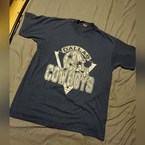 vintage screen Stars Dallas Cowboys t-shirt womens XL